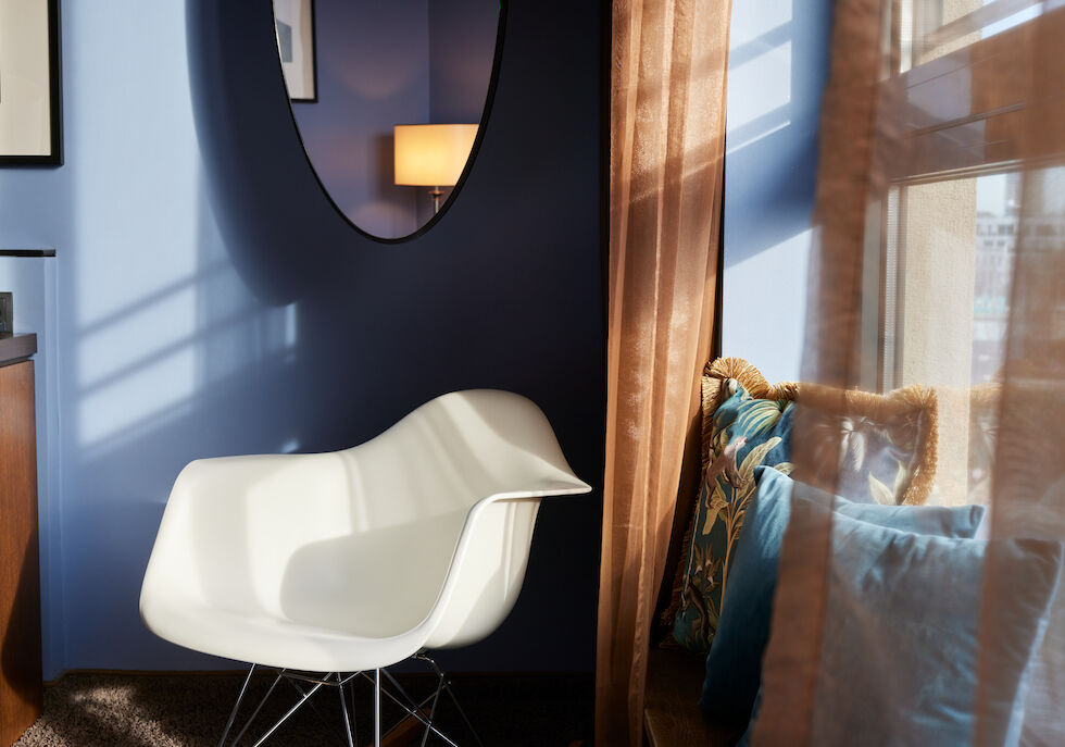 Eames Plastic Armchair RAR in the S-Room at The George