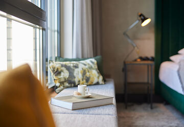 Fensterbank im M-Loft-Superior mit Sitzmöglichkeit